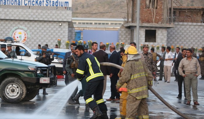 Afghanistan conflict: Bombers kill 20 at Kabul sports club - BBC News Fareed Sadat, Bomber Timnas Afghanistan yang Cetak Gol di Super League